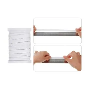 Elástico blanco para coser banda elástica de punto 12_4