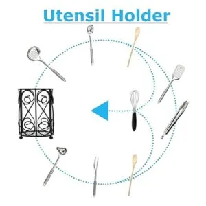 Blue Donuts Soporte para utensilios de cocina soporte de_6