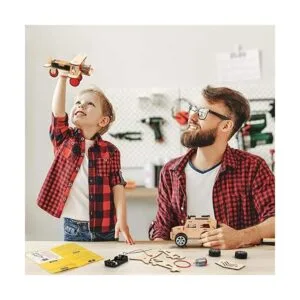 Kit STEM 5 en 1 kits de coche de modelo de madera_6