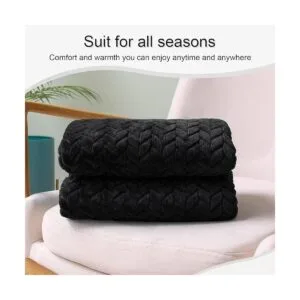 Exclusivo Mezcla Manta de franela grande de 50 x 70_4