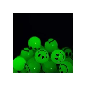 144 bolas que rebotan la cara de sonrisa que brillan en la_2