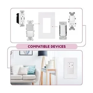 Bates Placas de pared decorativas sin tornillos