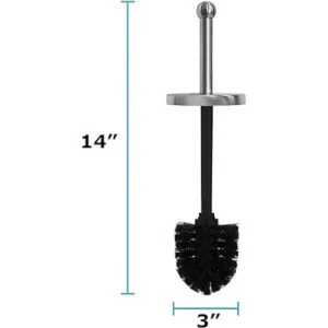 Blue Donuts Escobilla de inodoro con soporte de acero_3