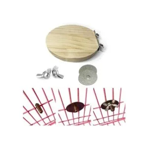 Hamiledyi Soporte para hámster de madera natural para