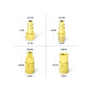 Taisher accesorios de manguera de aire 14 NPT conexión