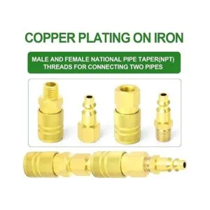 Taisher accesorios de manguera de aire 14 NPT conexión