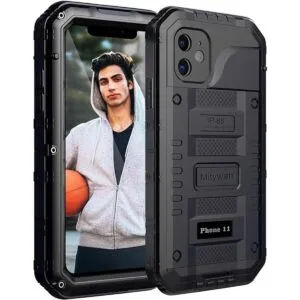 Mitywah Funda impermeable para iPhone 11 funda protectora_1