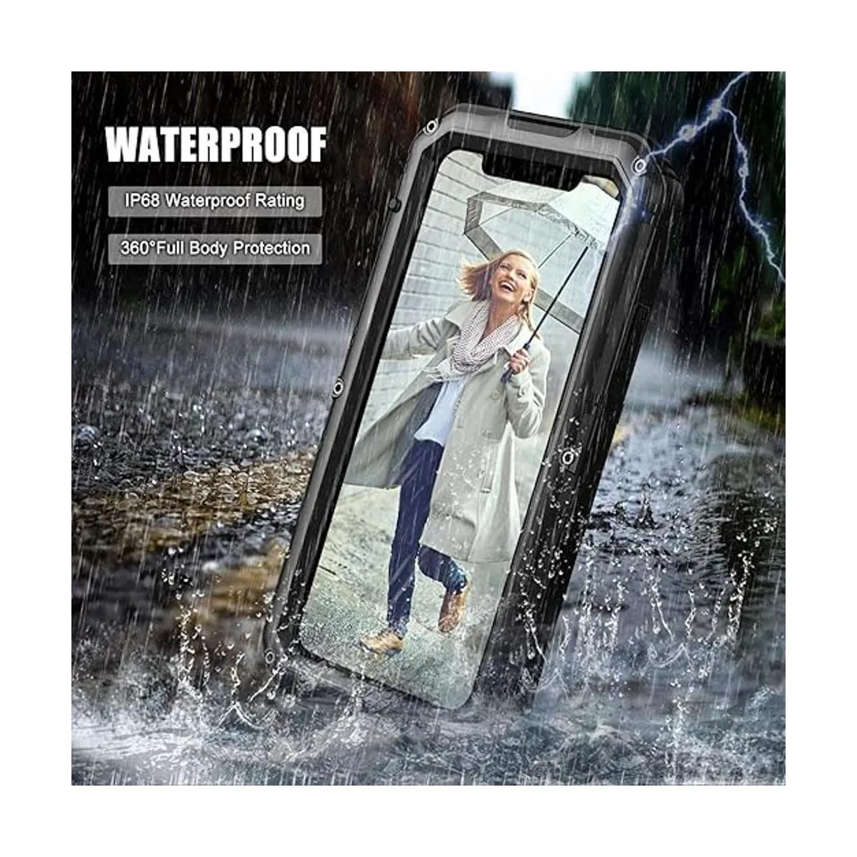 Mitywah Funda impermeable para iPhone 11 funda protectora_3