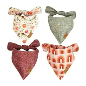 RemyRoo Bandanas para perro 4 unidades set Rubi tela_1