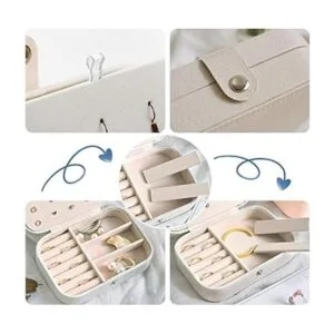 Casegrace Joyero para mujer organizador de joyas de_4