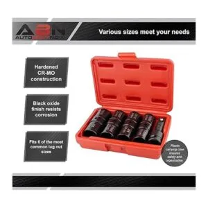 ABN Juego de tuercas de doble cara 5 piezas de 12_4