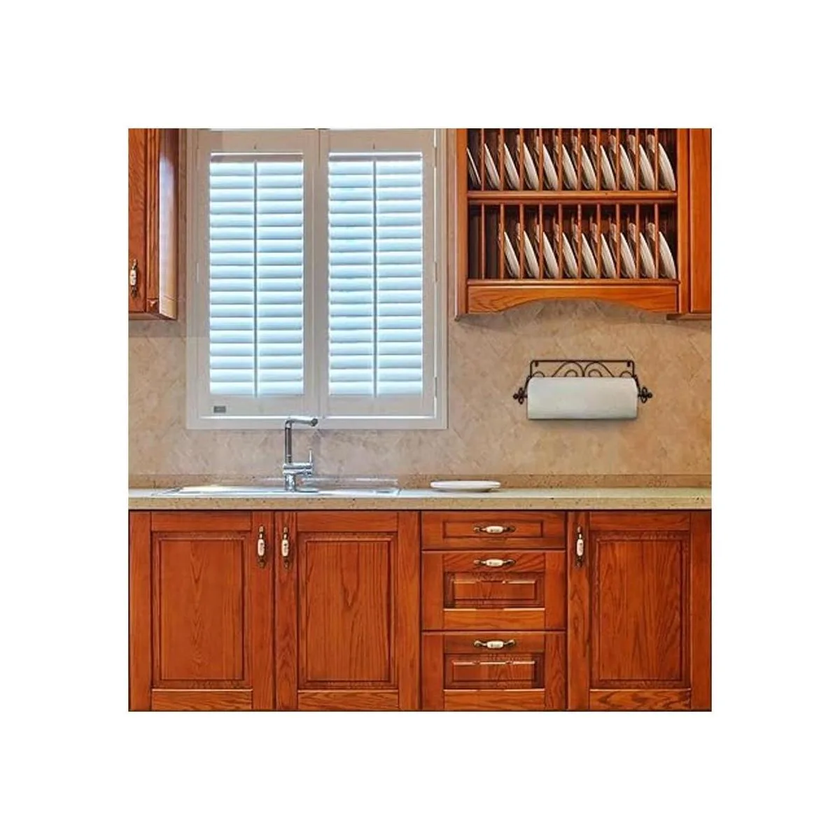 Blue Donuts Soporte de pared para toallas de papel de_6