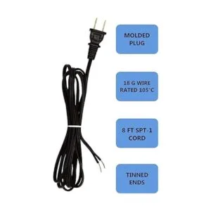 Creative Hobbies cable de lámpara de oro transparente 8_5