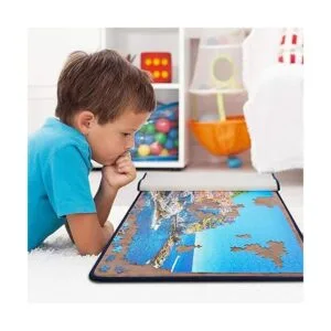 Tektalk Tablero de rompecabezas portátil con cubierta a