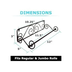 Blue Donuts Soporte de pared para toallas de papel de_3