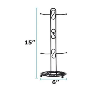 Blue Donuts Farmhouse Estante para tazas de café árbol