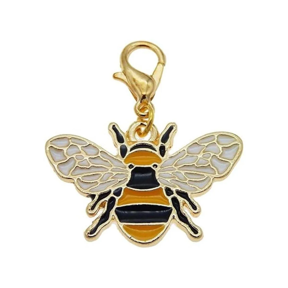 Lote de 16 colgantes chapados en oro de aleación esmaltada_3