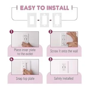 Bates Placas de pared decorativas sin tornillos