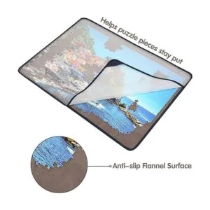 Tektalk Tablero de rompecabezas portátil con cubierta a