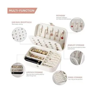 Casegrace Joyero para mujer organizador de joyas de_3