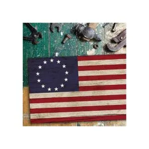 Betsy Ross Plantilla de plantilla de estrellas para