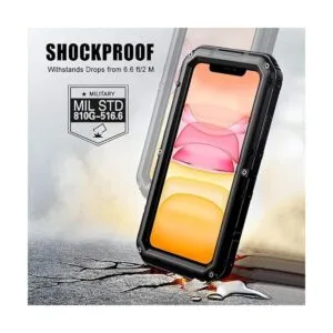 Mitywah Funda impermeable para iPhone 11 funda protectora_4