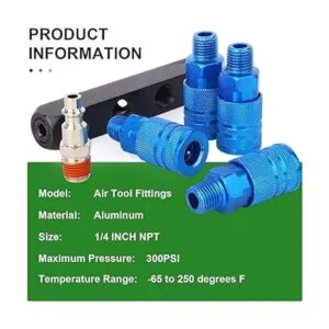 TAISHER Colector de aire recto de 4 vías 5 puertos_5