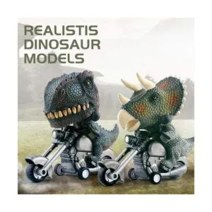DINOBROS Juego de 2 juguetes de motocicleta para niños de_5
