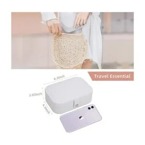 Casegrace Joyero para mujer organizador de joyas de_2