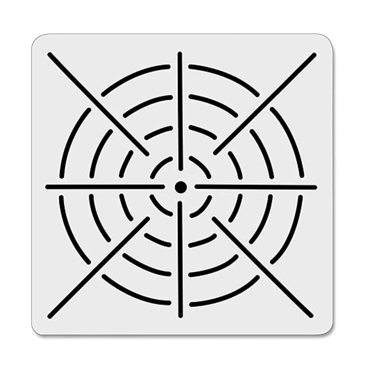 Juego de 5 plantillas de herramientas de pintura de