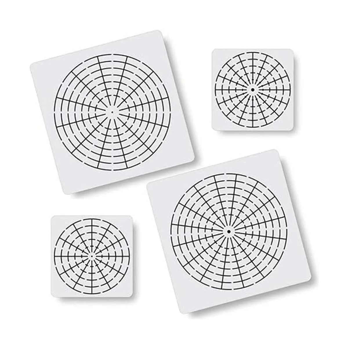 Juego de 5 plantillas de herramientas de pintura de