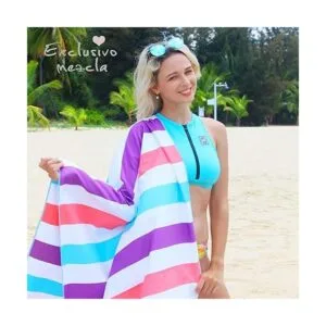 Exclusivo Mezcla toalla de playa grande de microfibra_2