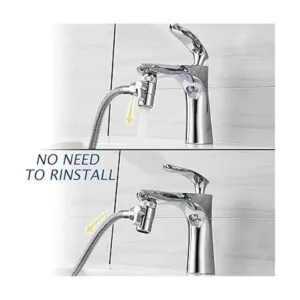 Kit de rociador de bidé de mano para inodoro de acero