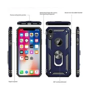 Funda para iPhone XR con protector de pantalla de vidrio_2