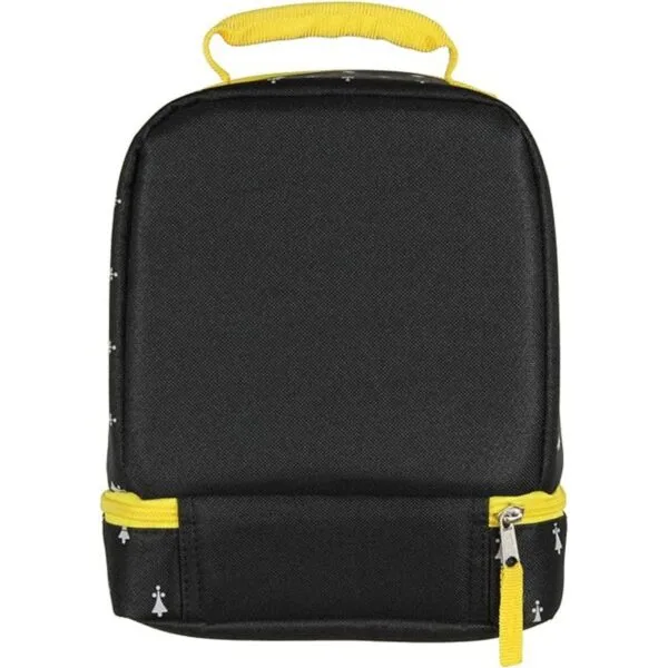 Harry Potter Hufflepuff Crest Bolsa de almuerzo con doble_2