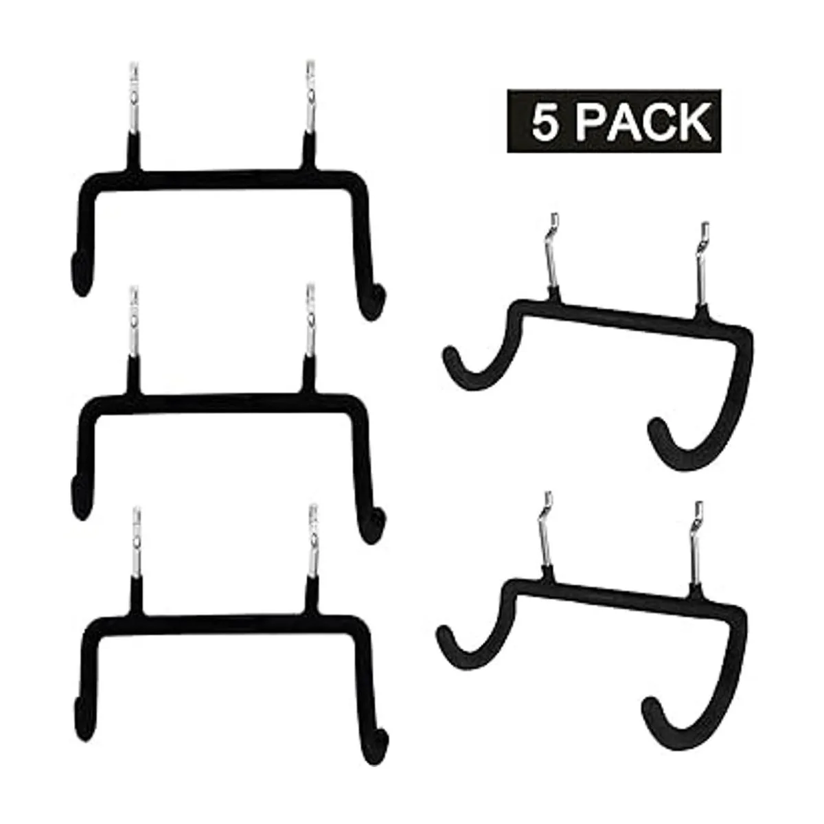 5 soportes para taladro de clavijas ganchos dobles para