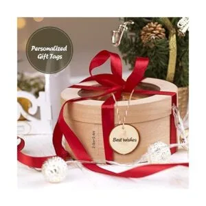 Juego de 20 piezas de posavasos de madera natural sin