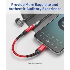 JSAUX Adaptador de clavija hembra para audífonos de_3