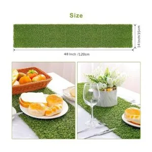 Farochy Camino de mesa de césped artificial camino de