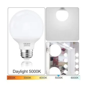 Bombilla de tocador de 5000 K bombillas LED G25 para_4