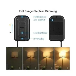 DEWENWILS Interruptor de atenuación atenuador de pie para_3