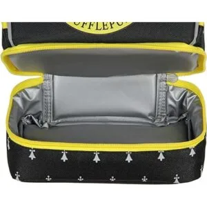 Harry Potter Hufflepuff Crest Bolsa de almuerzo con doble_5