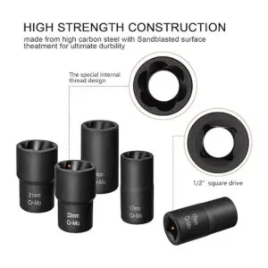 THINKWORK Juego de llaves giratorias herramienta