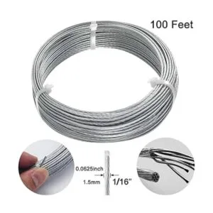 Alambre para colgar fotos recubierto de vinilo 4 alambre