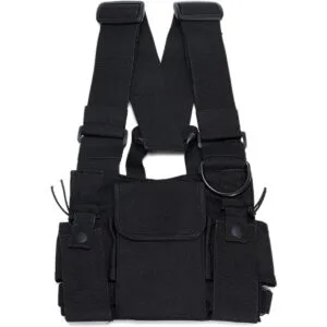 Paquete de funda de arnés de radio con bolsas delanteras y_1