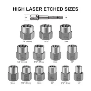 THINKWORK Juego de extractor de pernos juego de 131_6