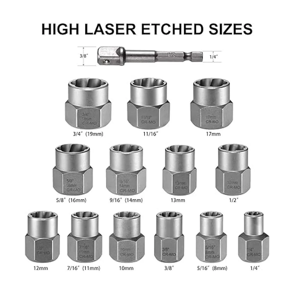 THINKWORK Juego de extractor de pernos juego de 131_6