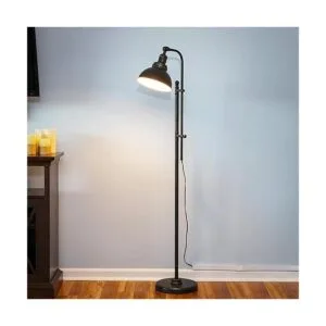 Brightech Dylan Lámpara de pie industrial para salas de_4