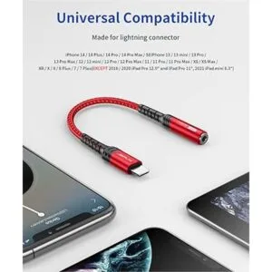 JSAUX Adaptador de clavija hembra para audífonos de_5