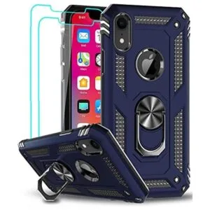 Funda para iPhone XR con protector de pantalla de vidrio_1